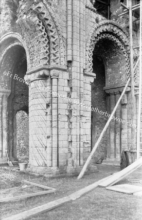 CLUNIDE PRIORY PORCH TO S.AISLE & ABBOTS QUARTERS